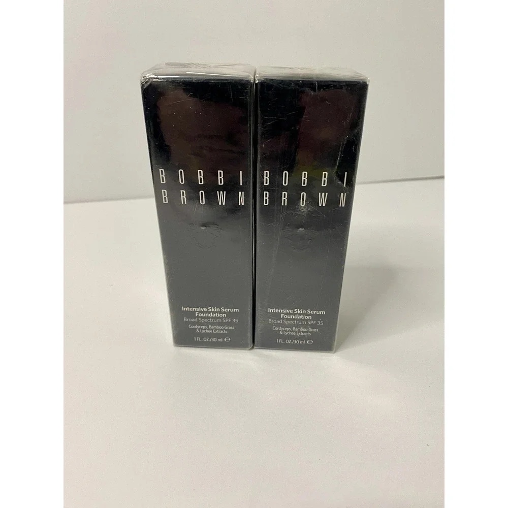 Bobbi Brown Intensive Skin Serum Foundation SPF 35 1 Oz ESPRESSO Lot Of 2